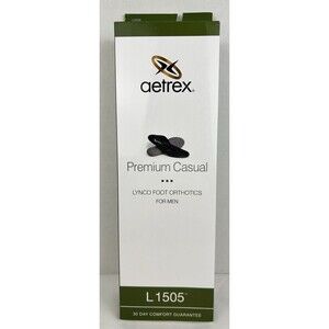 Aetrex Foot Orthotic Insoles L1505 Men’s Size 9 Premium Casual New